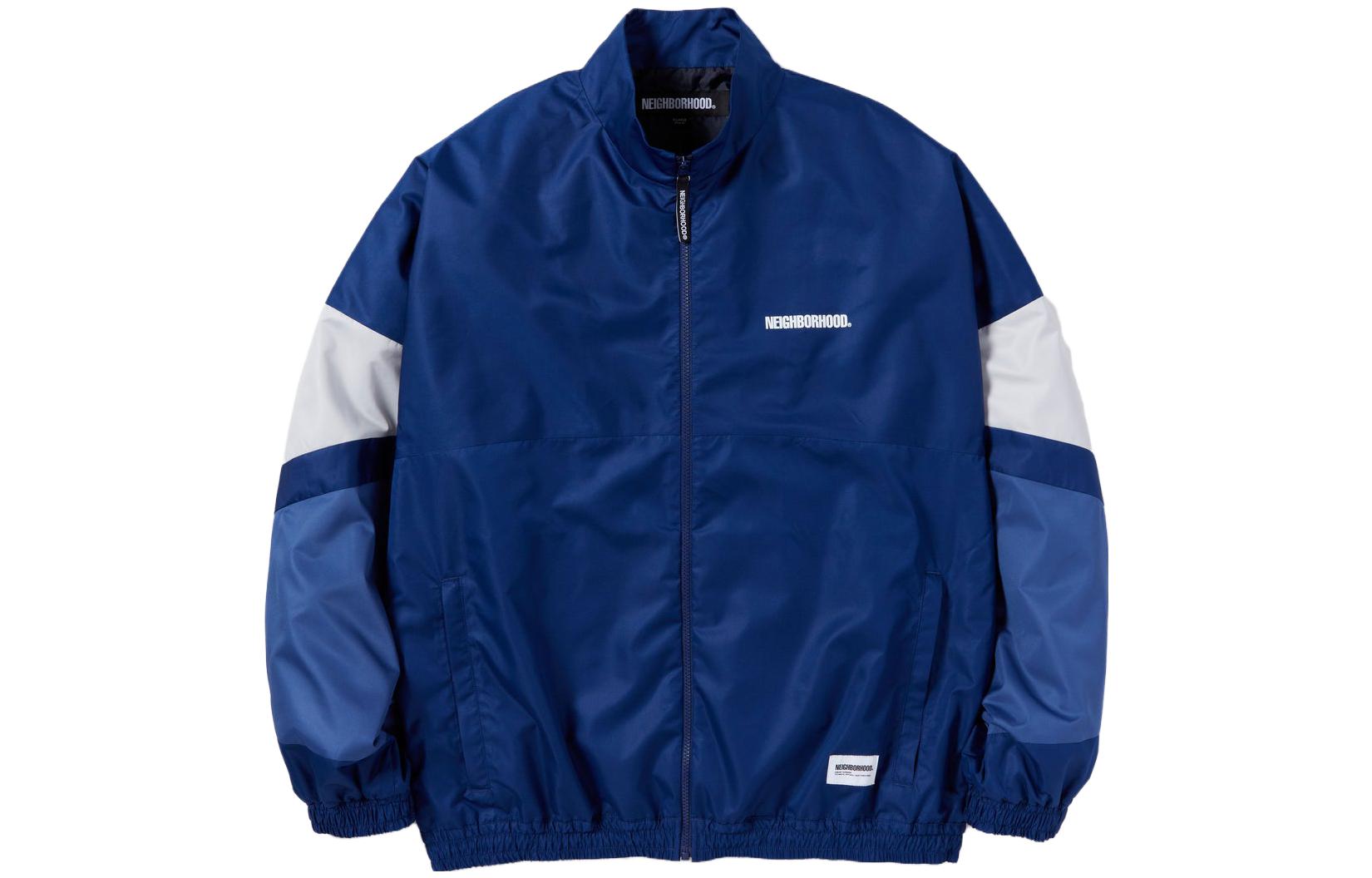 NEIGHBORHOOD  Colorblock Track Jacket with Letter Print. 232AQNH-JKM01