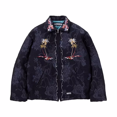 NBHD Embroidered Animal Zip-Up Casual Jacket. 232utnh-jkm04