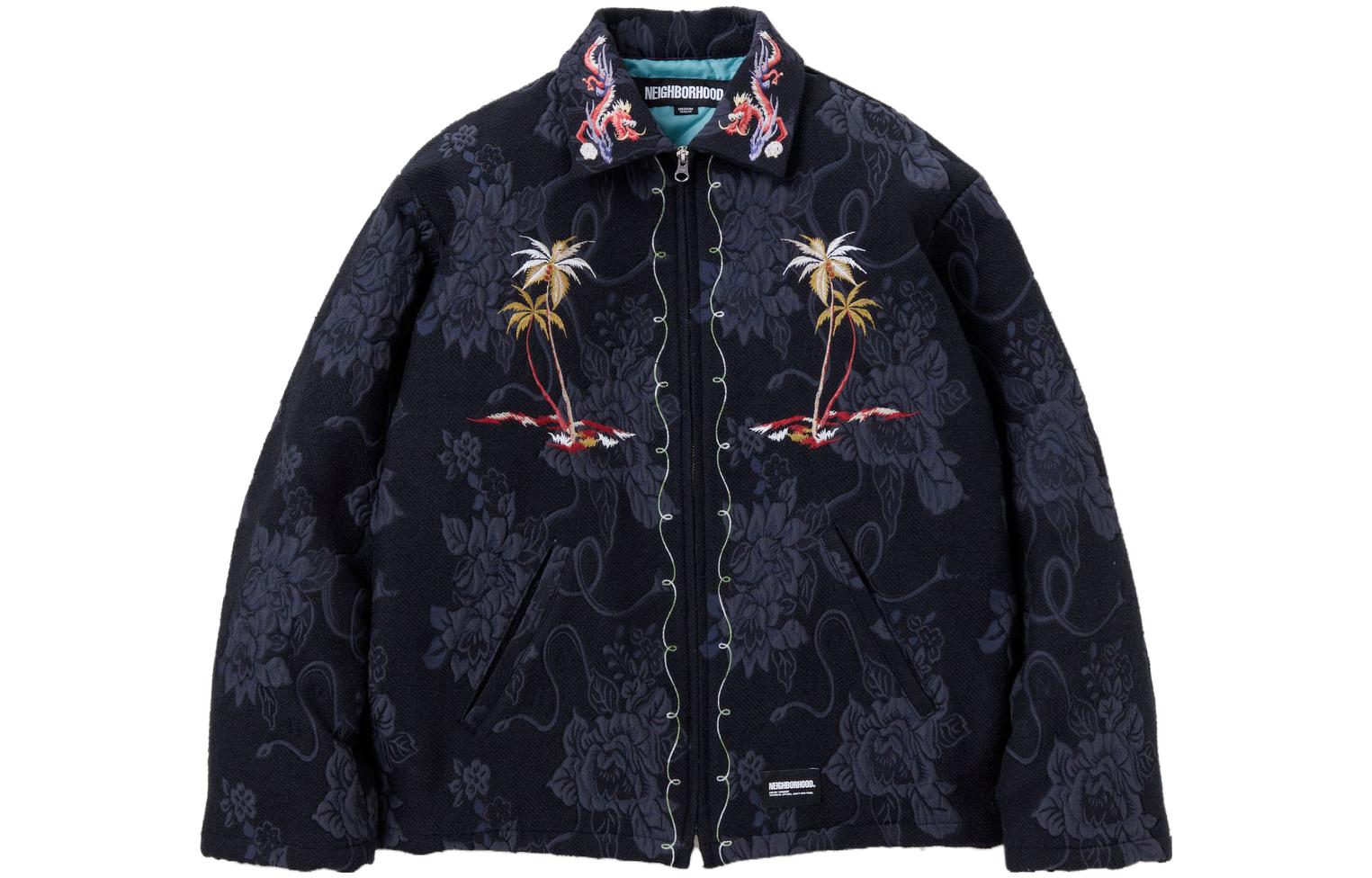 Order Chaqueta Casual con Cremallera y Bordado de Animales NEIGHBORHOOD. 232utnh-jkm04