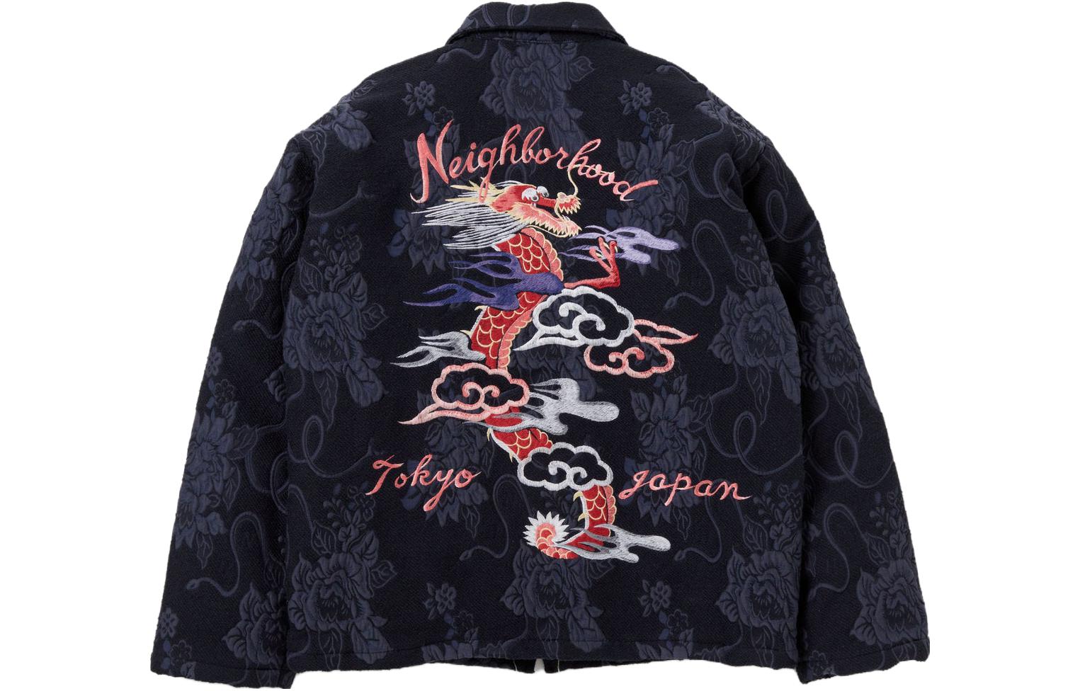 Lookbook Chaqueta Casual con Cremallera y Bordado de Animales NEIGHBORHOOD. 232utnh-jkm04