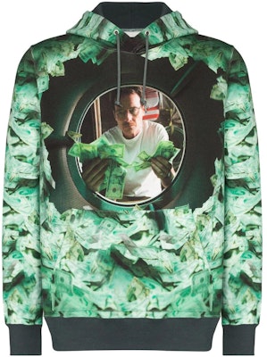 NEIGHBORHOOD 绿色图案印花抽绳连帽卫衣 192UWNHCSM-02S Order NEIGHBORHOOD 绿色图案印花抽绳连帽卫衣 192UWNHCSM-02S