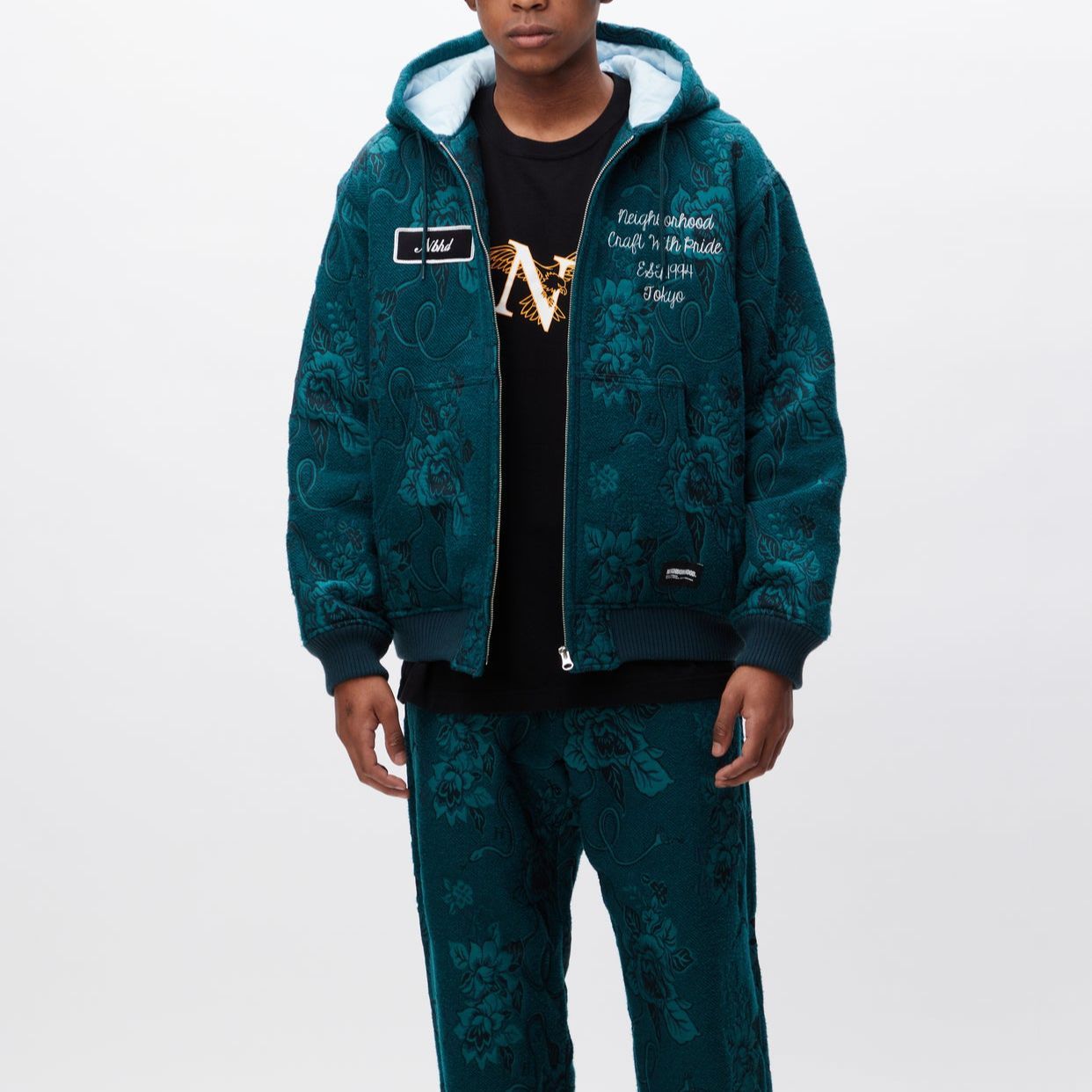 Purchase Jaket Hoodie Full-Zip Motif Huruf NEIGHBORHOOD. 232utnh-jkm05