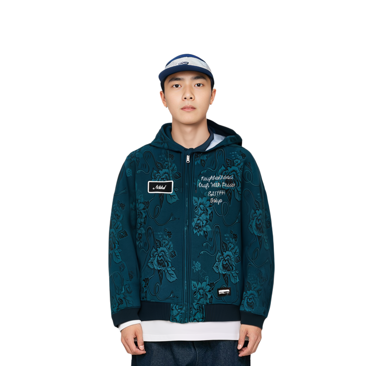 Sizing Jaket Hoodie Full-Zip Motif Huruf NEIGHBORHOOD. 232utnh-jkm05