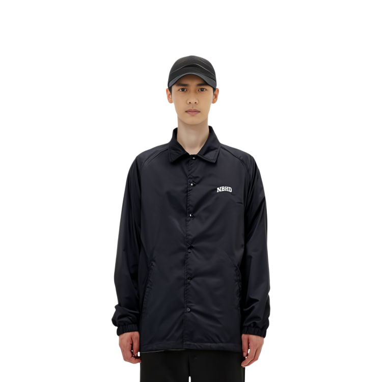 Sizing NEIGHBORHOOD 刺繡字母領口教練外套. 212TSNH-JKM01