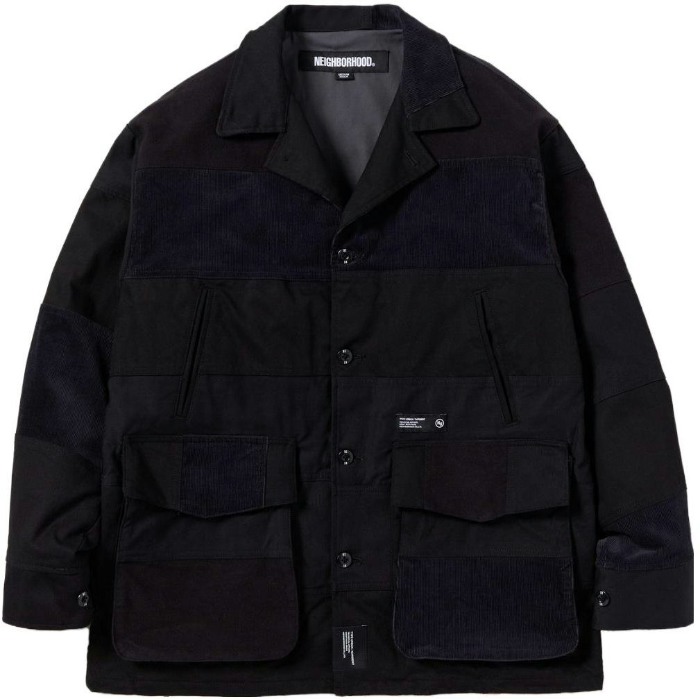 neighborhood-patchwork-button-up-casual-jacket-232utnh-jkm02