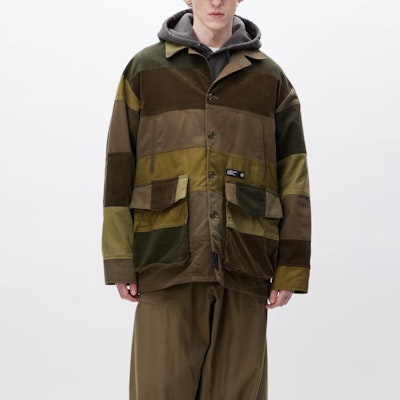 NEIGHBORHOOD 拼布扣式休閒外套 232utnh-jkm02 Purchase NEIGHBORHOOD 拼布扣式休閒外套 232utnh-jkm02