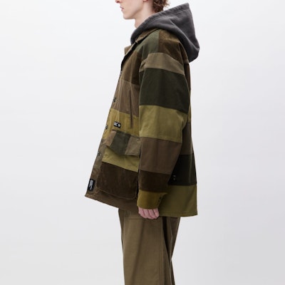 NEIGHBORHOOD 拼布扣式休閒外套 232utnh-jkm02 Sizing NEIGHBORHOOD 拼布扣式休閒外套 232utnh-jkm02