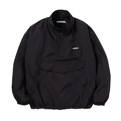 NBHD Solid Color Long Sleeve Anorak Jacket. 221TSNH-JKM03