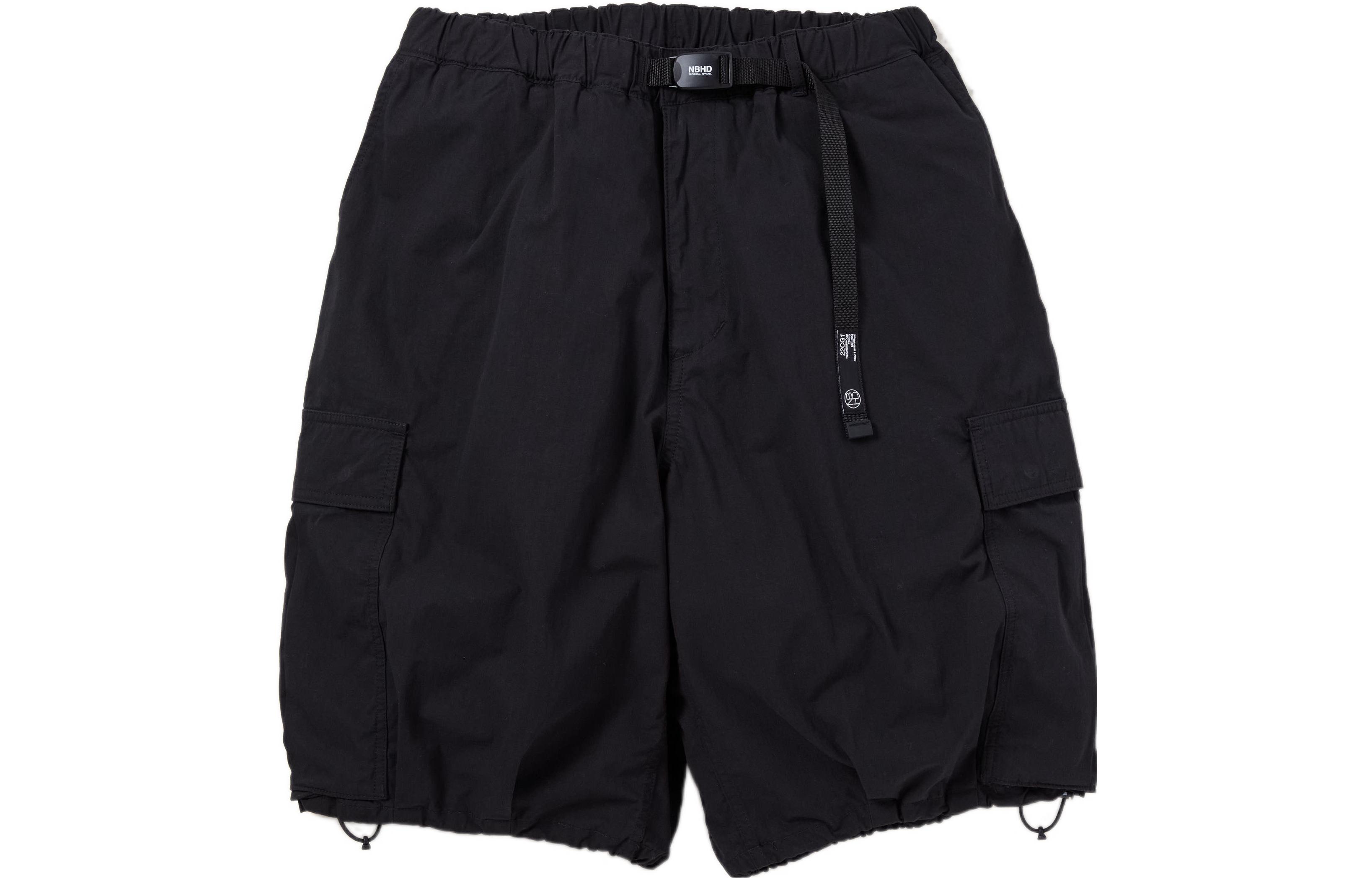 NEIGHBORHOOD  Solid Color Loose Fit Casual Shorts. 221YTNH-PTM02
