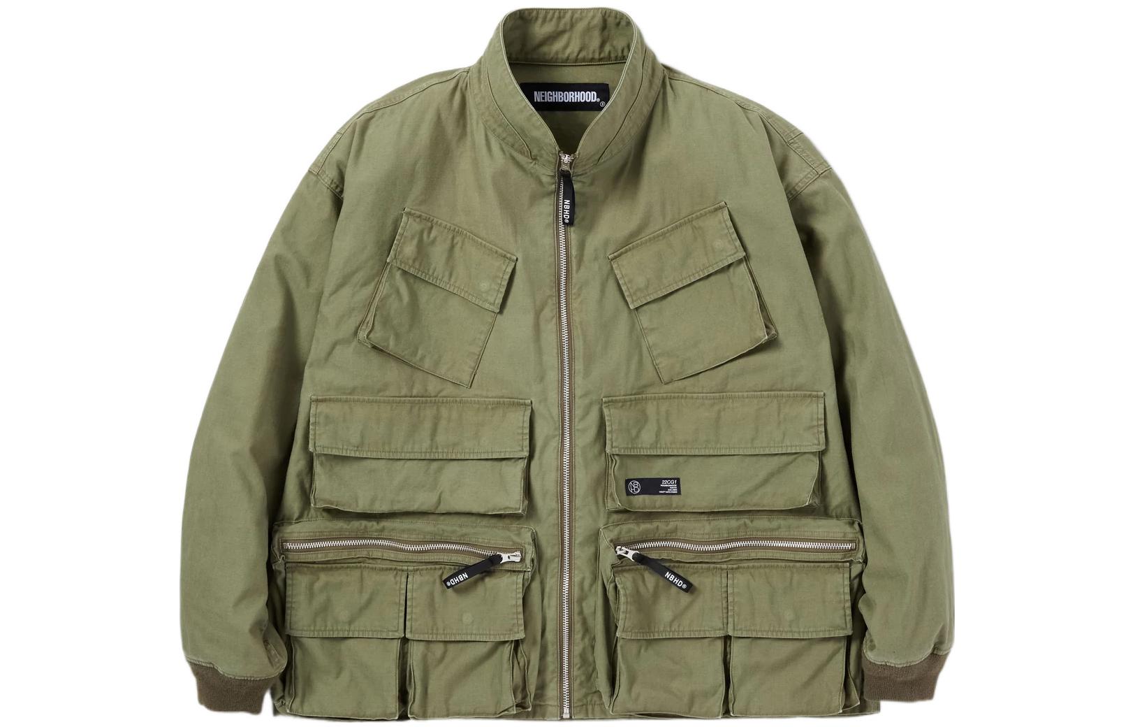 NEIGHBORHOOD  Solid Color Multi-Pocket Loose-Fit Jacket 221UTNH-JKM01