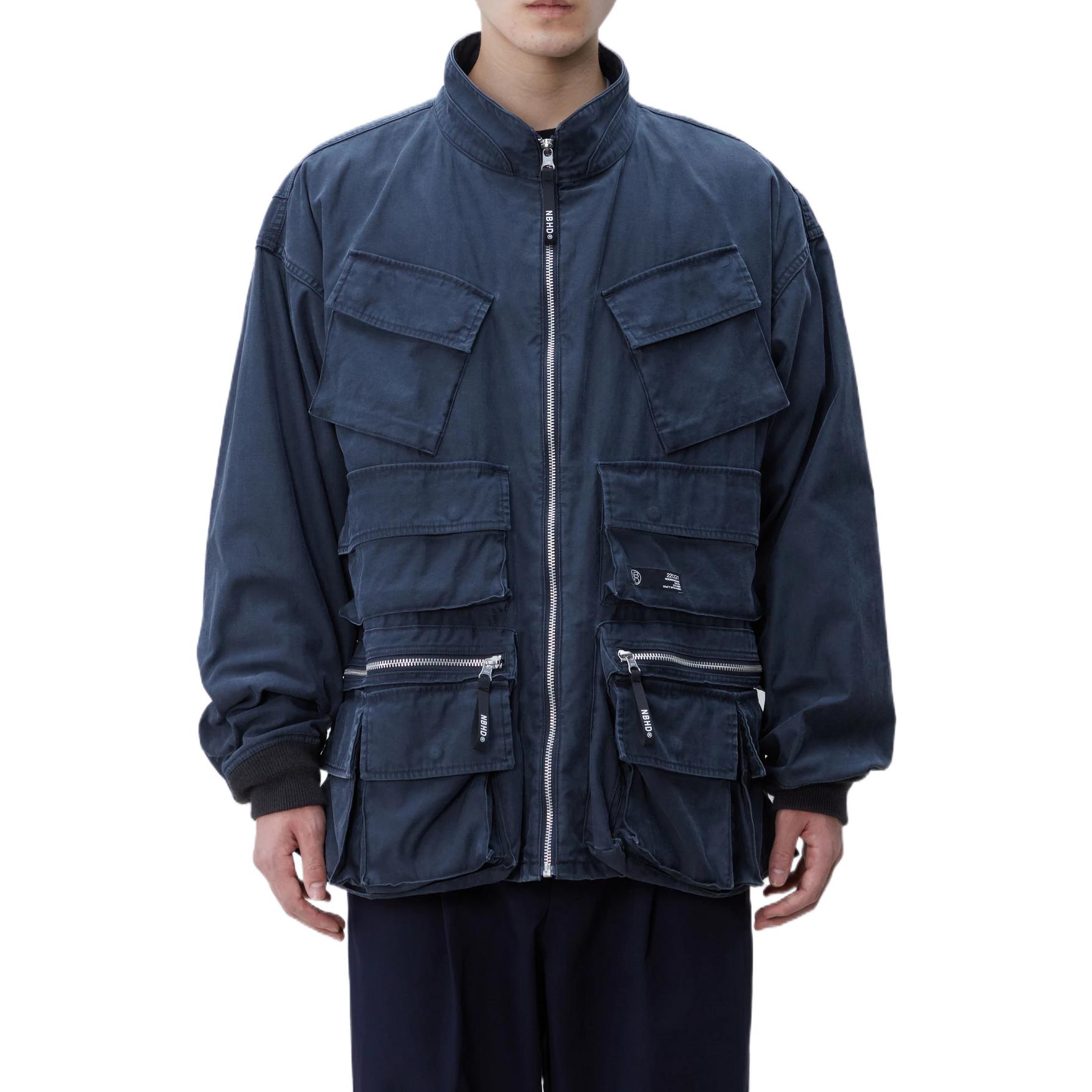 Lookbook NEIGHBORHOOD  Solid Color Multi-Pocket Loose-Fit Jacket 221UTNH-JKM01