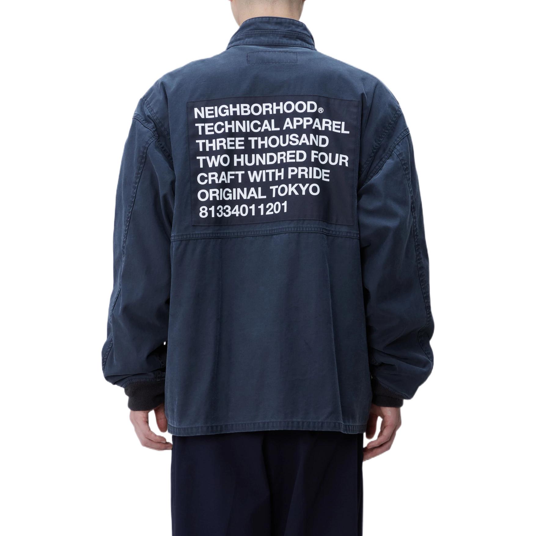 Shop NEIGHBORHOOD  Solid Color Multi-Pocket Loose-Fit Jacket 221UTNH-JKM01