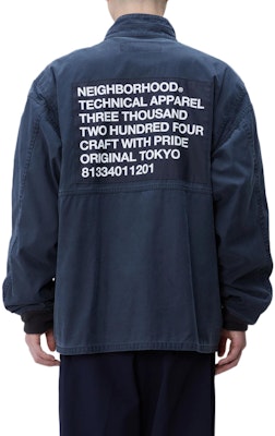 NEIGHBORHOOD Solid Color Multi-Pocket Loose-Fit Jacket 221UTNH-JKM01 Shop NEIGHBORHOOD Solid Color Multi-Pocket Loose-Fit Jacket 221UTNH-JKM01