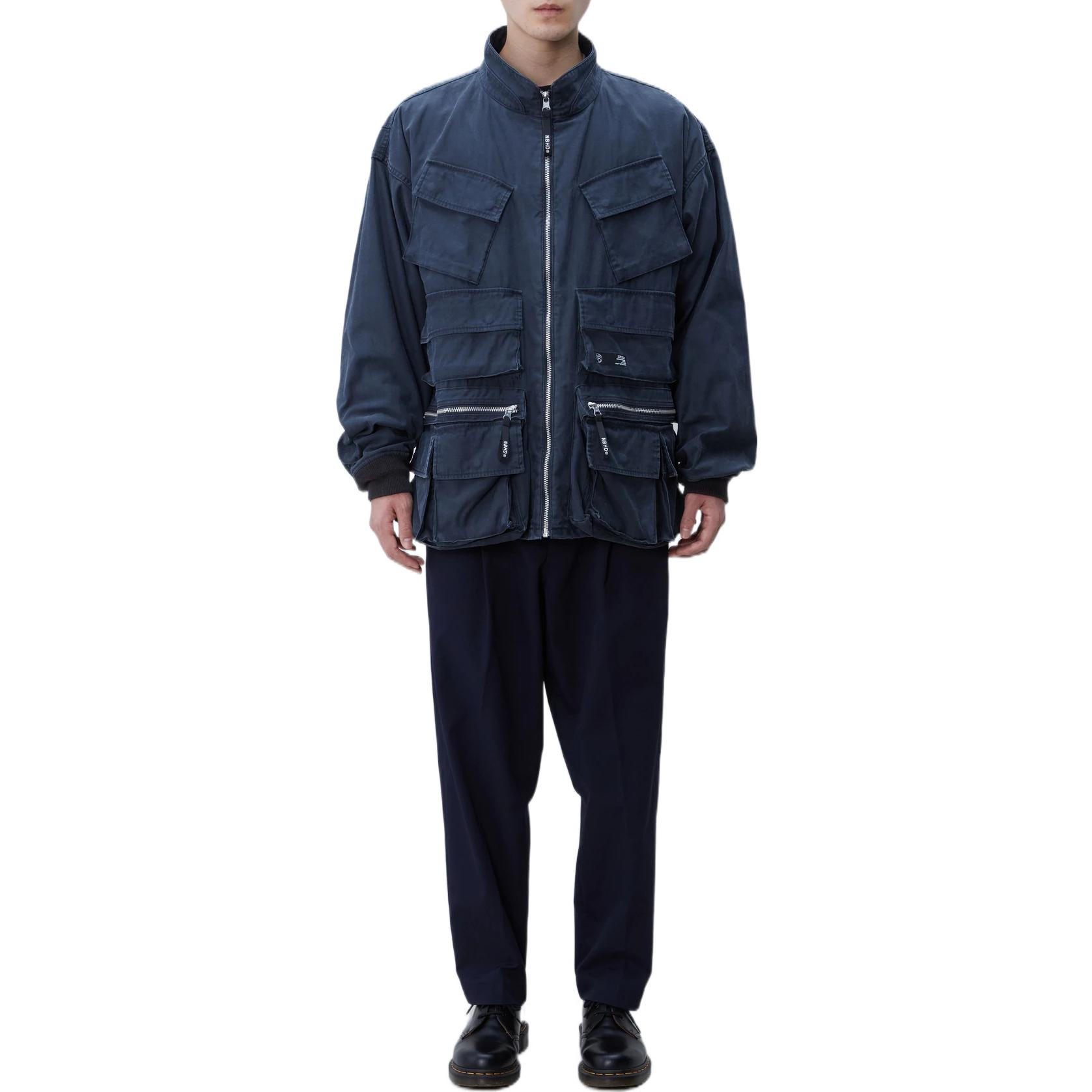 Cheap NEIGHBORHOOD  Solid Color Multi-Pocket Loose-Fit Jacket 221UTNH-JKM01