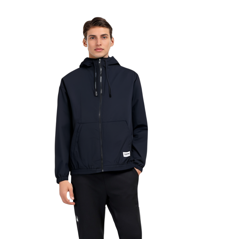 Shop Chaqueta con Capucha y Cremallera NEIGHBORHOOD Color Sólido. 232TSNH-JKM03