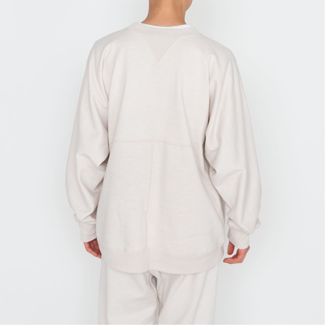 Shop NEIGHBORHOOD Solid Crewneck Pullover Sweatshirt Warna Putih Gading. SUHS417-ST