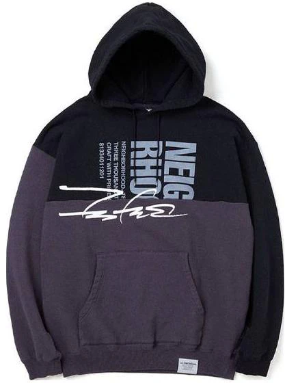 neighborhood-black-colorblock-letter-print-hoodie-loose-fit-nbhd-0706