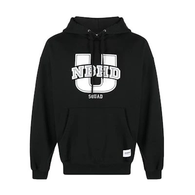 NBHD Black Letter Logo Pullover Hoodie 231FPNHCSM02