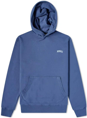 NEIGHBORHOOD Blue Embroidered Lettering Pullover Hoodie for Men 212FPNH-CSM03-BL Buy NEIGHBORHOOD Blue Embroidered Lettering Pullover Hoodie for Men 212FPNH-CSM03-BL