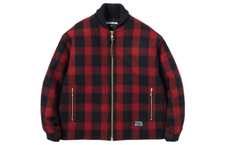 NBHD Buffalo Check Full-Print Zip Jacket for Men 222UTNH-JKM01