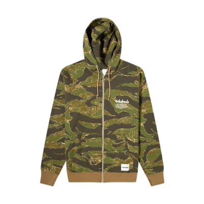 NBHD Camo Hoodie Jacket - Military Green 201MBNH-CSM02