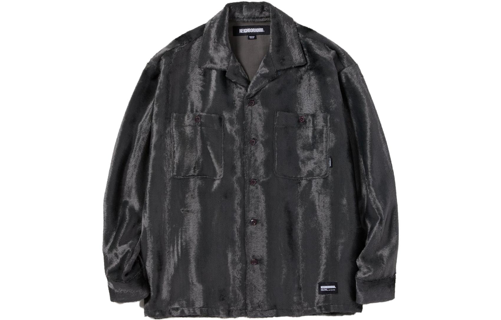 NBHD Casual Button-Up Collared Jacket 232aqnh-shm06