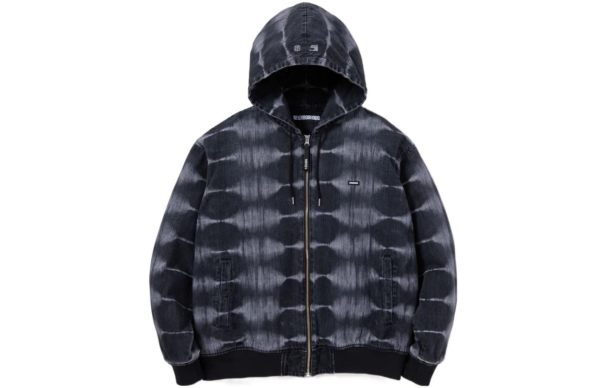 NBHD Creative Loose-Fit Zip-Up Hoodie Jacket Men’s Dark Blue 221YTNH-JKM04