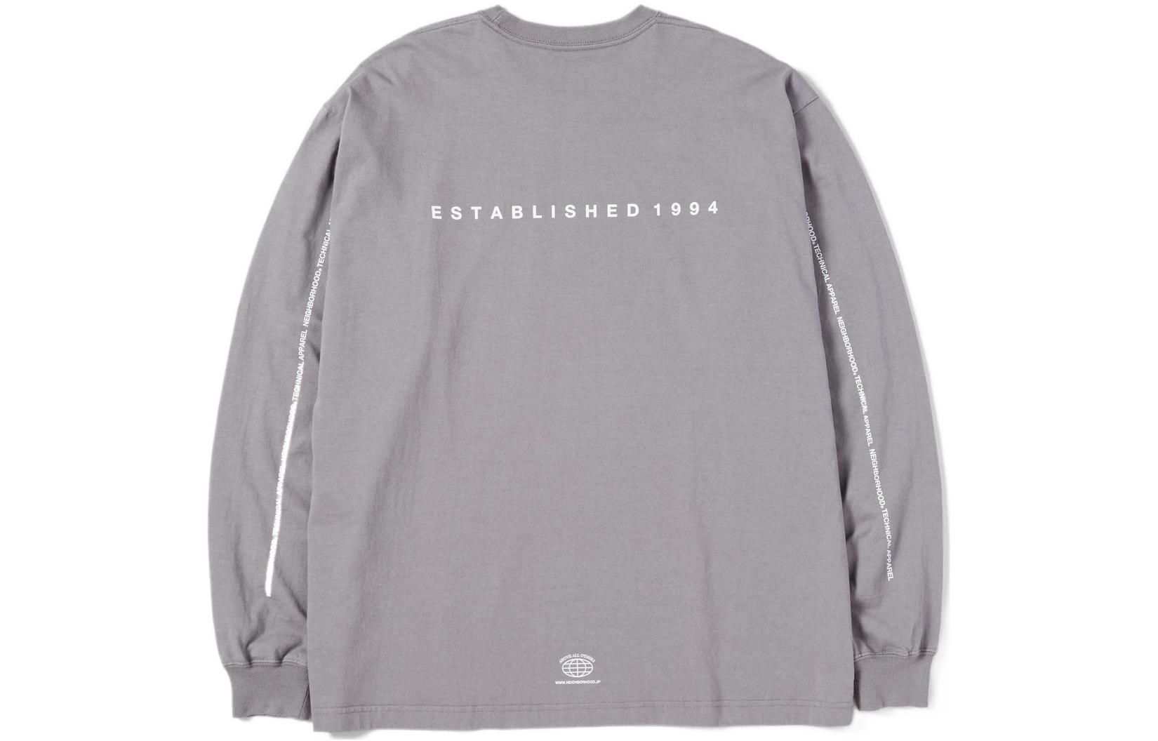 Purchase NEIGHBORHOOD标志印花长袖圆领卫衣 221PCNH-LT04