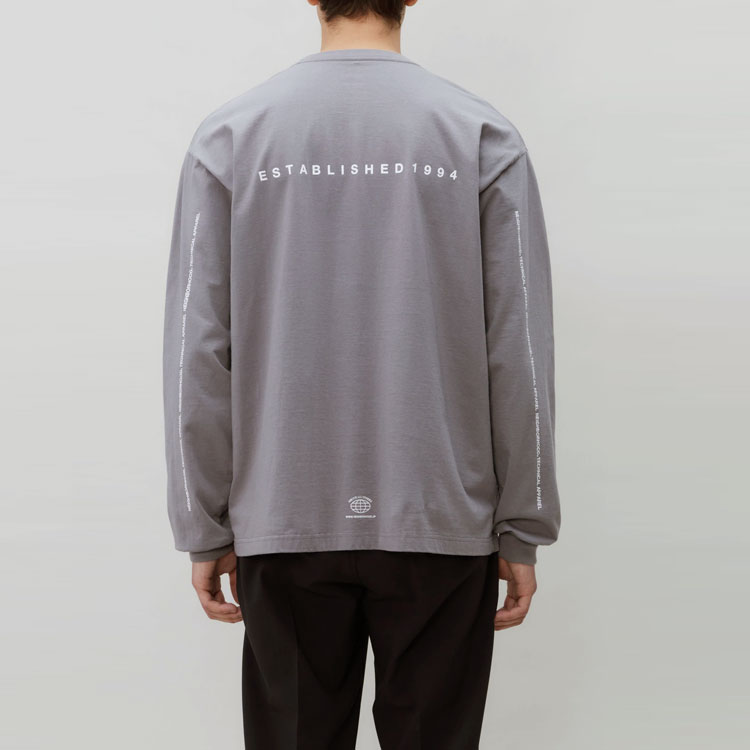 Sizing NEIGHBORHOOD标志印花长袖圆领卫衣 221PCNH-LT04