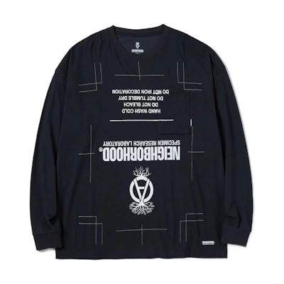 NBHD Crewneck Pullover Sweatshirt with Letter Print 221BUNH-CSM04