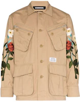 NEIGHBORHOOD Floral Embroidered Multi-Pocket Jacket Yellow () 201AQNH-JKM07 NEIGHBORHOOD Floral Embroidered Multi-Pocket Jacket Yellow () 201AQNH-JKM07