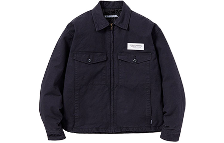 NBHD FW21 Letter Print Utility Jacket 212AQNH-JKM05