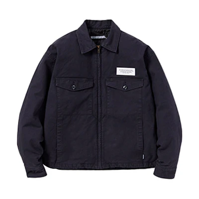 NBHD FW21 Letter Print Utility Jacket 212AQNH-JKM05