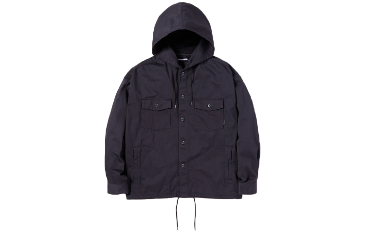 NBHD FW21 Loose-Fit Jacket with Back Letter Design 212AQNH-SHM01