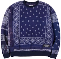 NEIGHBORHOOD FW21 Paisley Print Long Sleeve Pullover Sweatshirt 212UNNH-CSM03 NEIGHBORHOOD FW21 Paisley Print Long Sleeve Pullover Sweatshirt 212UNNH-CSM03