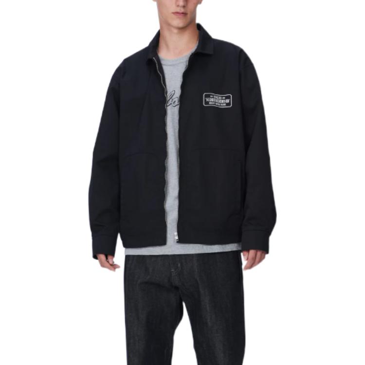 Sizing NEIGHBORHOOD FW22 Jaket Lengan Panjang Cetakan Belakang Berzip 222TSNHJKM03