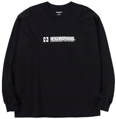 ネイバーフッド FW22 レタープリント カジュアル クルーネック 長袖 Tシャツ 222PCNH-LT12 Shop ネイバーフッド FW22 レタープリント カジュアル クルーネック 長袖 Tシャツ 222PCNH-LT12