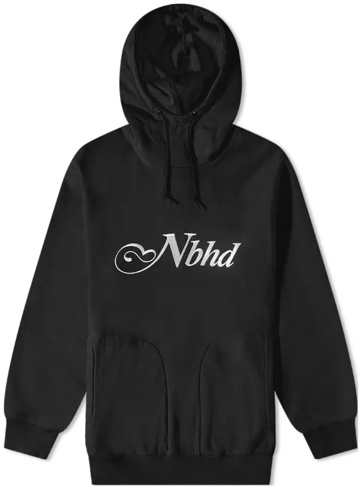 neighborhood-fw-22-black-letter-graphic-hoodie-pullover-212-fpnh-csm-05-bk