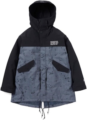 NEIGHBORHOOD FW22 Camouflage M-51 Coat Ec Plaid Print Jacket Blue Menswear. 222SZNH-JKM07 Order NEIGHBORHOOD FW22 Camouflage M-51 Coat Ec Plaid Print Jacket Blue Menswear. 222SZNH-JKM07