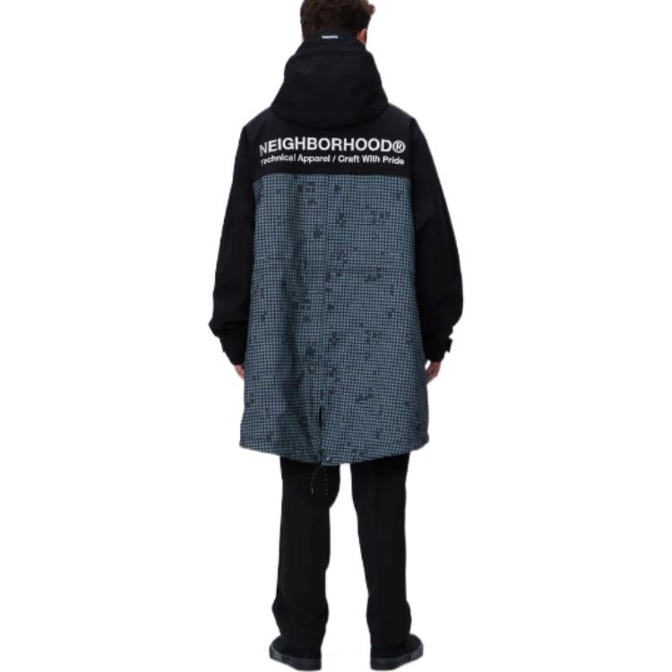 Purchase NEIGHBORHOOD FW22 Camouflage M-51 Coat Ec Plaid Print Jacket Blue Menswear. 222SZNH-JKM07