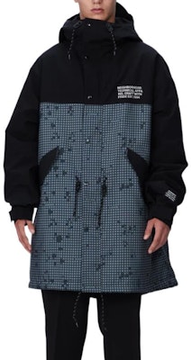 NEIGHBORHOOD FW22 Camouflage M-51 Coat Ec Plaid Print Jacket Blue Menswear. 222SZNH-JKM07 Details for NEIGHBORHOOD FW22 Camouflage M-51 Coat Ec Plaid Print Jacket Blue Menswear. 222SZNH-JKM07