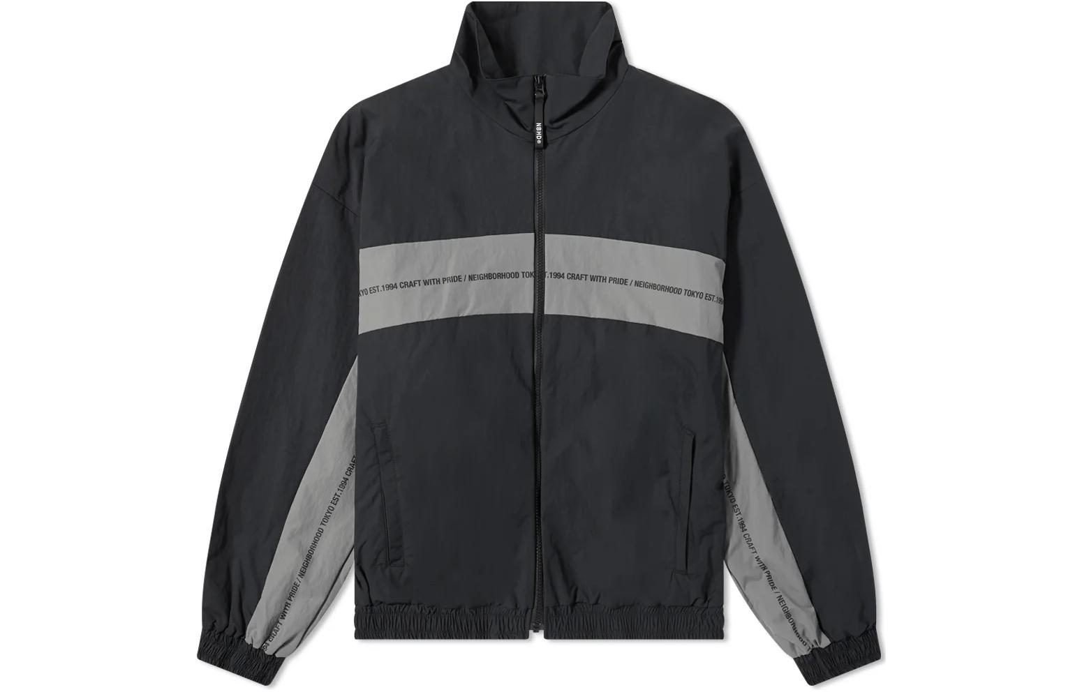 Order Chaqueta Negra Hombre NEIGHBORHOOD FW22 Colorblock Cuello Alto Manga Larga. 212AQNH-JKM04-BK