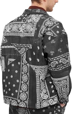 NEIGHBORHOOD FW22 Floral Button-Up Collared Shirt Jacket for Men. 212AQNH-SHM04-BK Shop NEIGHBORHOOD FW22 Floral Button-Up Collared Shirt Jacket for Men. 212AQNH-SHM04-BK