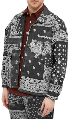 NEIGHBORHOOD FW22 Floral Button-Up Collared Shirt Jacket for Men. 212AQNH-SHM04-BK Purchase NEIGHBORHOOD FW22 Floral Button-Up Collared Shirt Jacket for Men. 212AQNH-SHM04-BK