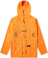 NEIGHBORHOOD FW22 Graphic Print Multi-Pocket Hooded Jacket Orange Men 201YTNH-JKM02-OR NEIGHBORHOOD FW22 Graphic Print Multi-Pocket Hooded Jacket Orange Men 201YTNH-JKM02-OR