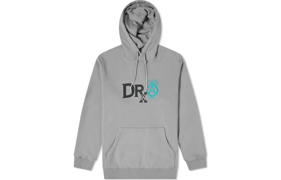 NBHD FW22 Gray Hoodie Men’s Solid Color Letter Print Long Sleeve 201UWDRN-CSM01S-GY