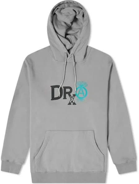 neighborhood-fw-22-gray-hoodie-men-s-solid-color-letter-print-long-sleeve-201-uwdrn-csm-01-s-gy