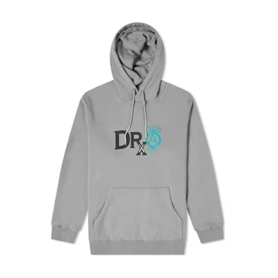 NBHD FW22 Gray Hoodie Men’s Solid Color Letter Print Long Sleeve 201UWDRN-CSM01S-GY