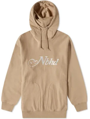 NEIGHBORHOOD FW22 卡其色字母印花极简设计连帽衫 212FPNH-CSM05-BG Buy NEIGHBORHOOD FW22 卡其色字母印花极简设计连帽衫 212FPNH-CSM05-BG
