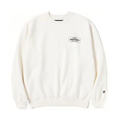 NBHD FW22 Letter Logo Printed Crewneck Sweatshirt Long Sleeve 222FPNH-CSM01